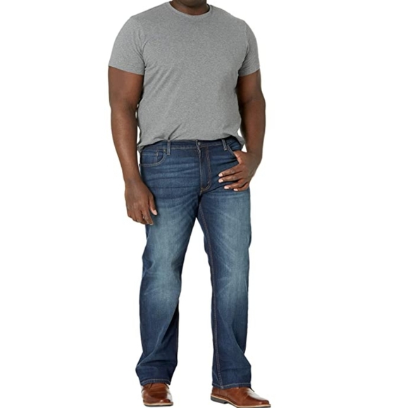 Levis 569 Big&Tall Loose Straight Blue Jeans 44W - Picture 4 of 16